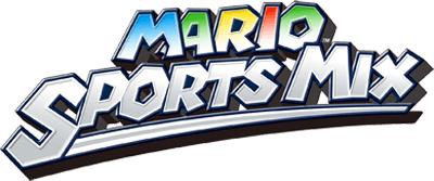 Mario Sports Mix title screen for Wii